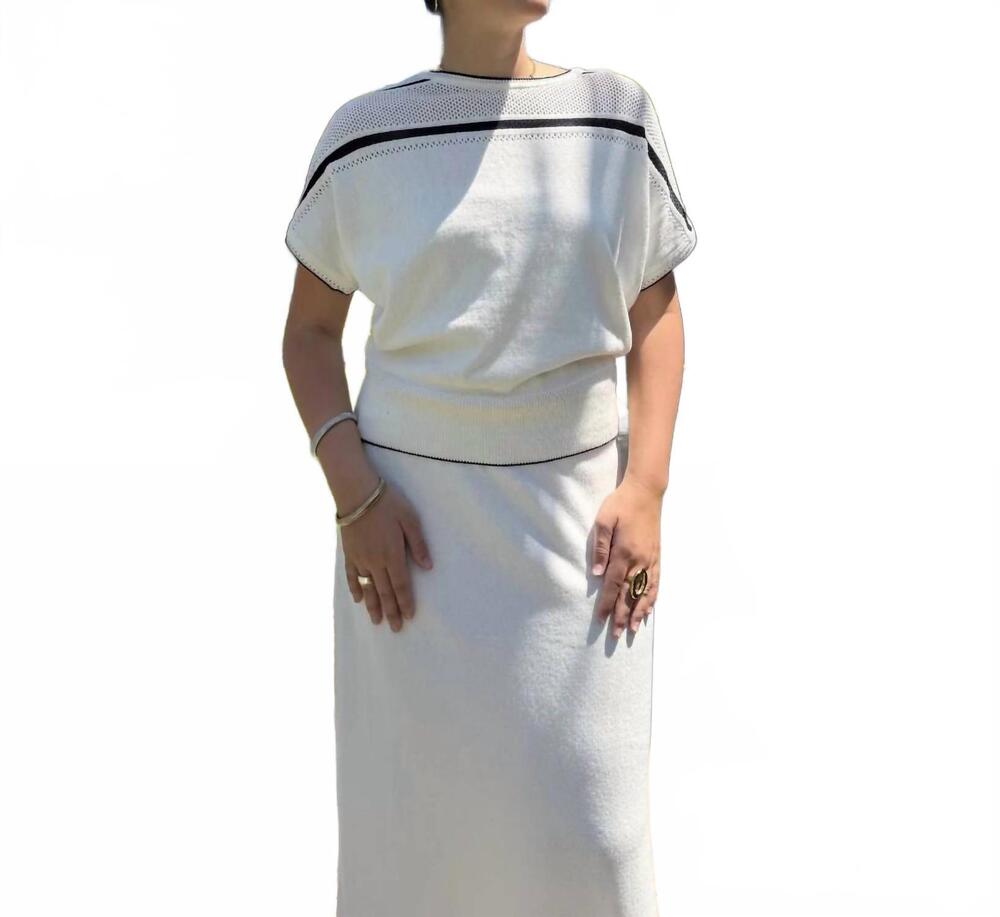 NEW SITA MURT striped shirt in white